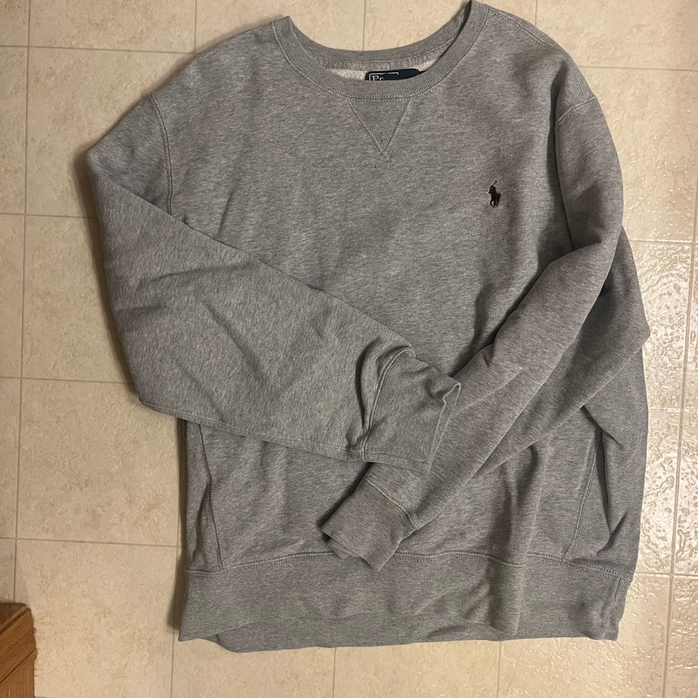 Polo men’s grey crewneck, size XL